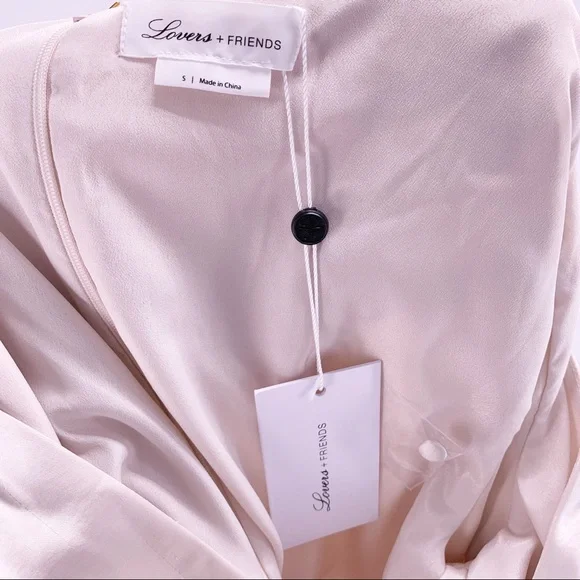 NEW Lovers + Friends Ivy Dress in Champagne Sz S - Picture 10 of 11